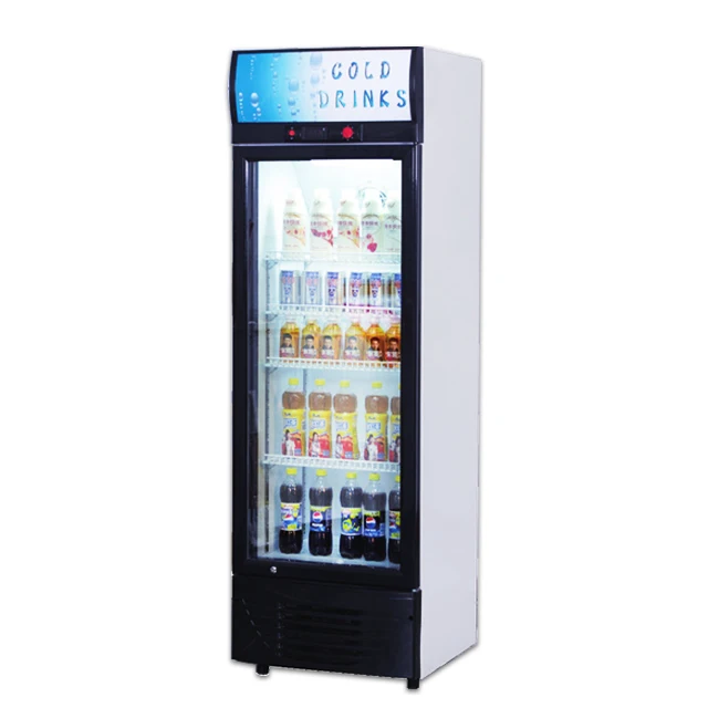 Open Fridge Vegetables Fruit Supermarket Refrigerator Glass Door Chiller Wine And Beverage Coolers