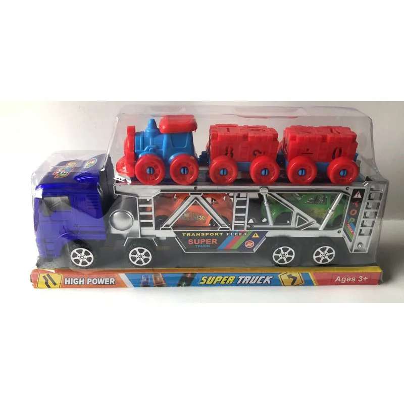 Friction Toy Vehicle Truck Cheap Plastic Toy Cars Truck Trailers Toys