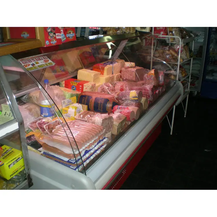 commercial cooler meat display chiller food fridge series deli service fish display refrigerator