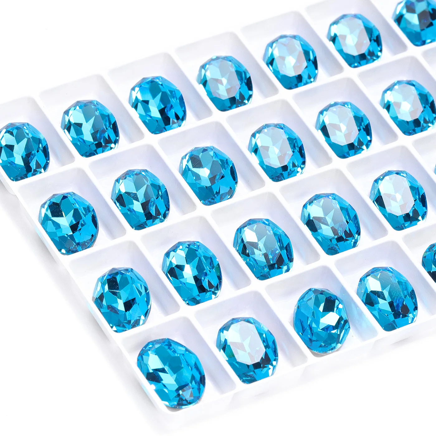 Oval  Point Back 4120 K9 Glass High Quality Rhinestone Bling Bling Bulk Rhinestone Wholesale For Ring Jewelry Accessories