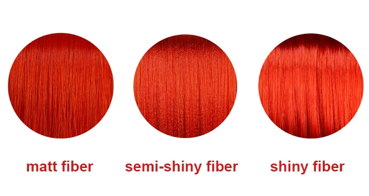 Natural Organic ice cream hair color swatch, synthetic hair color chart