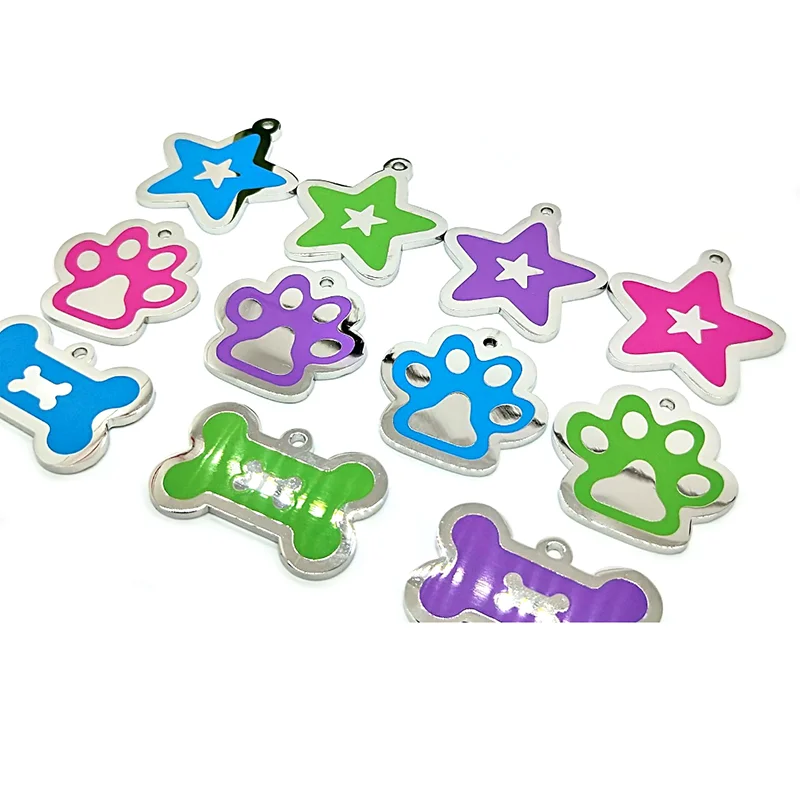 Золотые новые бирки для собак на заказ ожерелье