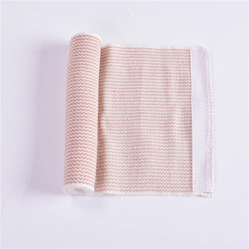 Striped Elastic Velcro Bandage Sports Tape Strapping Bandage Strap Flat Bandage