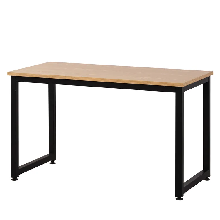 Assemble Simple Portable Wholesale Modern Office Desk Metal Frame Writing Desk Wooden Study Desk
