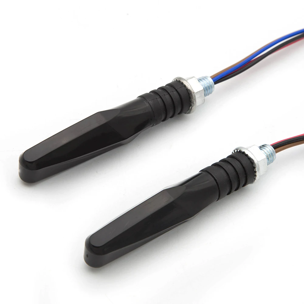 4 Wires LED motorcycle amber turn lights universal