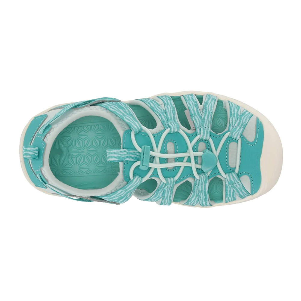 Бесплатные образцы повседневные сандалии на плоской подошве с закрытым носком летние женские толстой