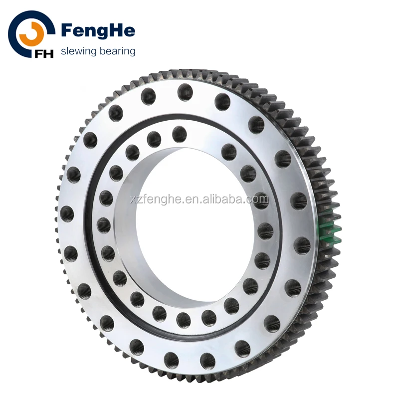 Double row ball slewing bearing without gear Made in China for crane ring gear Slewing bearing for excavator