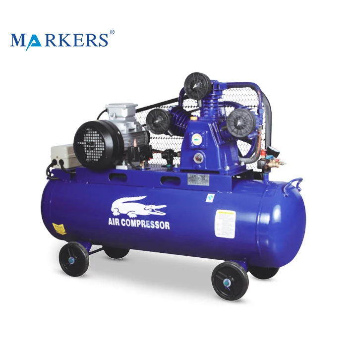 Портативный мобильный 3 Этап 4 hp поршневой с ременным приводом воздушный компрессор для продажи
