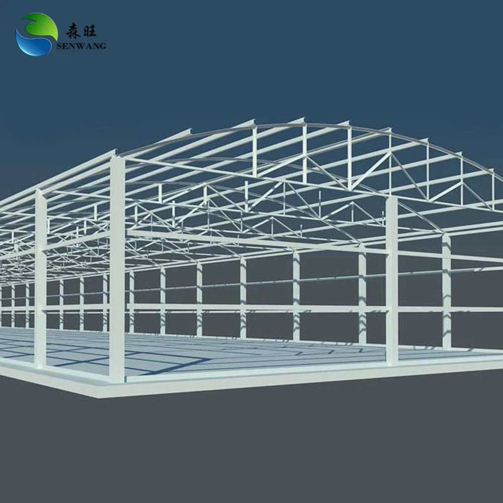 Large Span Steel Truss Roof Arched Curved Roof Truss Steel Roof Truss Prices