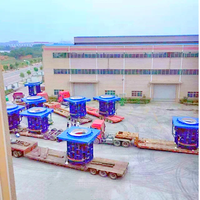  Steel Plant Induction Furnace Casting Scrap Copper Aluminum Iron 5t 10t 20t 40t 60 mt 90 ton