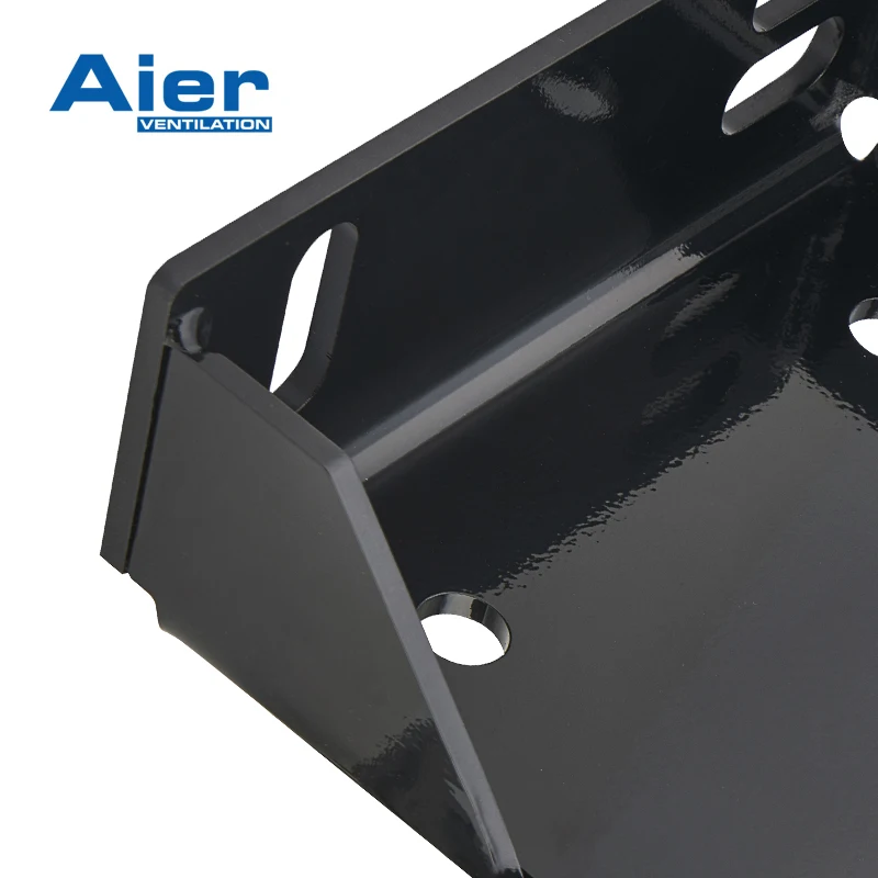 Customized Q345B welding galvanized stamping parts for elevator bracket with rivnut