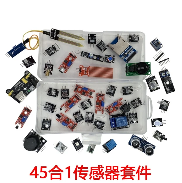 Raspberry PI Sensor kit 16 kinds 37 kinds with  37 sensor kits 45 in 1 sensor kit compatible with Arduino