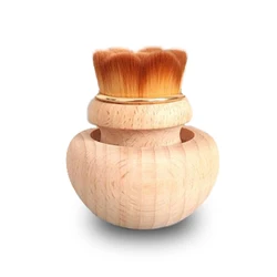 #505 Private Label Mushroom Style Makeup Brush Foundation Blush Face Powder Brush Kabuki Concealer Tools Kit OEM ODM 1PC/OPP Bag