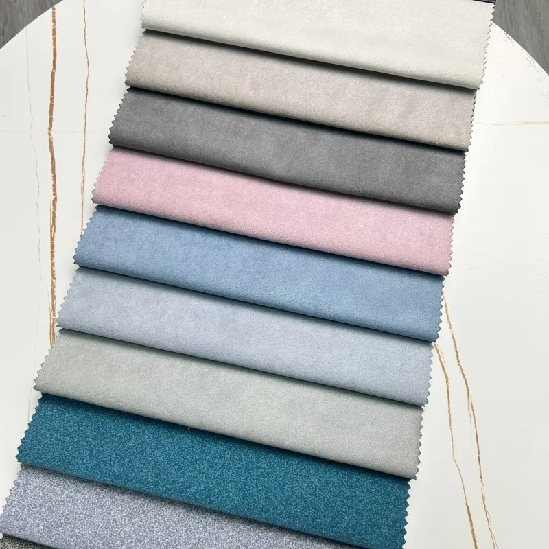 2023 Hot Selling Solid Suede Microsuede Microfiber 100%Polyester Suede Ultra Durable Fabric