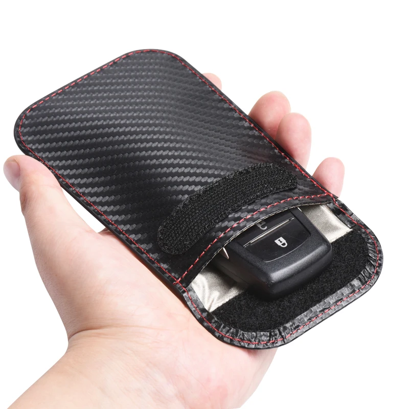  Бесключевой ключ для входа автомобиля Fob Pouches Guard Car Key сигнальный блокиратор сумка Id карта Rfid безопасной