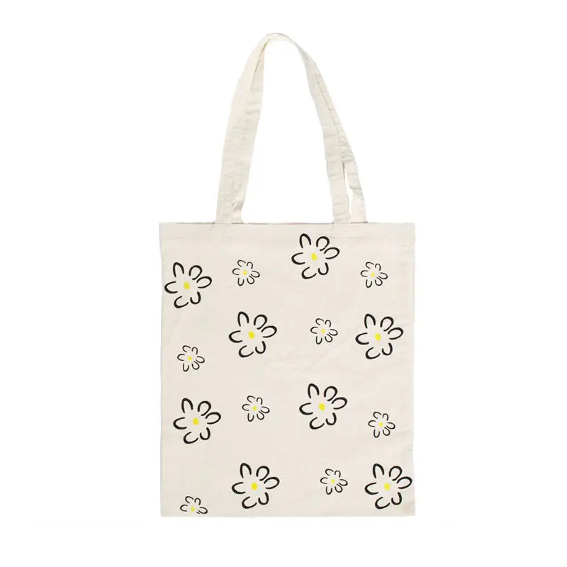 Customized Cotton Tote Bag Recycled Shopping Shoulder Eco Friendly Bag Tote, Large Canvas Tote Bag