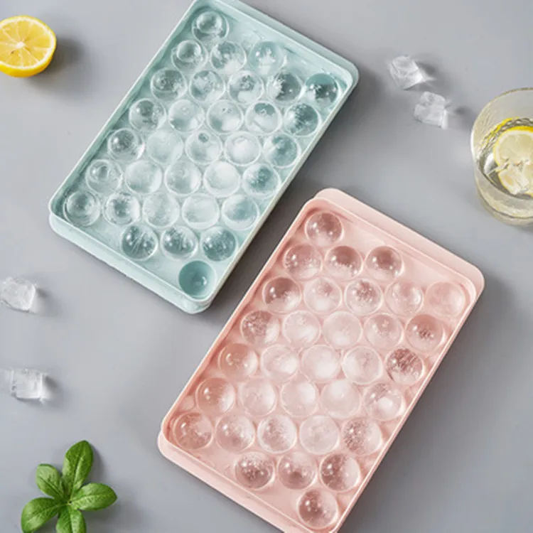 Food Grade Silicone Boll Hockey Mold Frozen Whiskey Ball Popsicle Ice Cube Tray Box Lollipop Making Gifts Kitchen Accessories