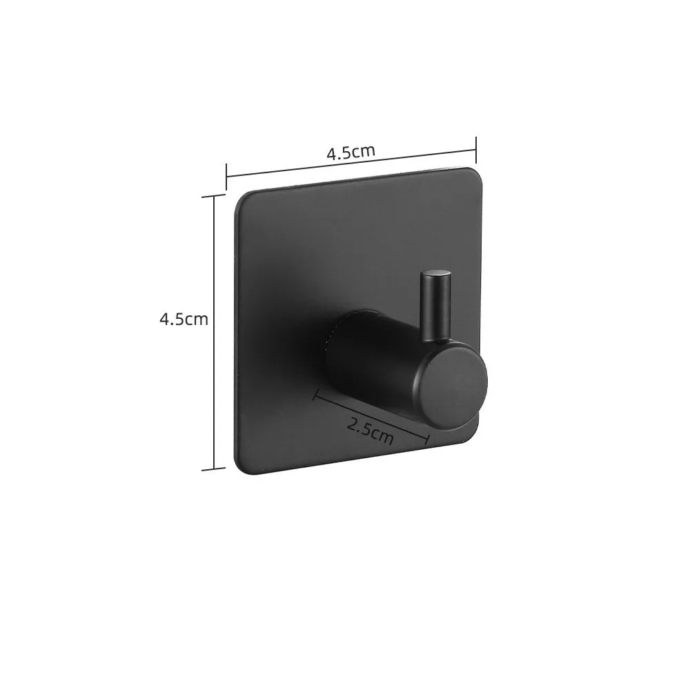 Adhesive Towel Hooks - Home Coat Hook  Stainless Steel Bathroom Hooks Stick