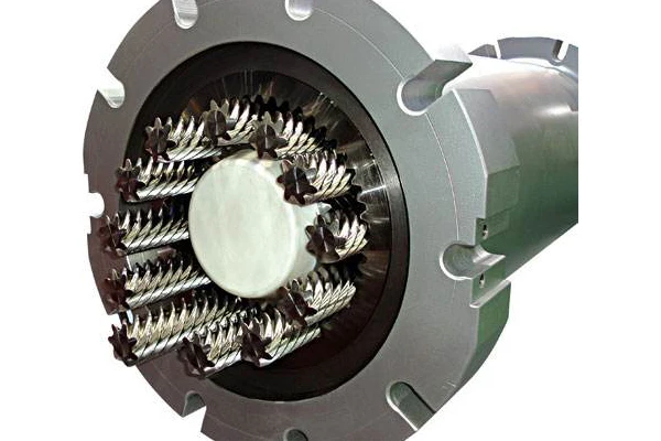 Planetary screw barrel for PVC recycling extruder machine
