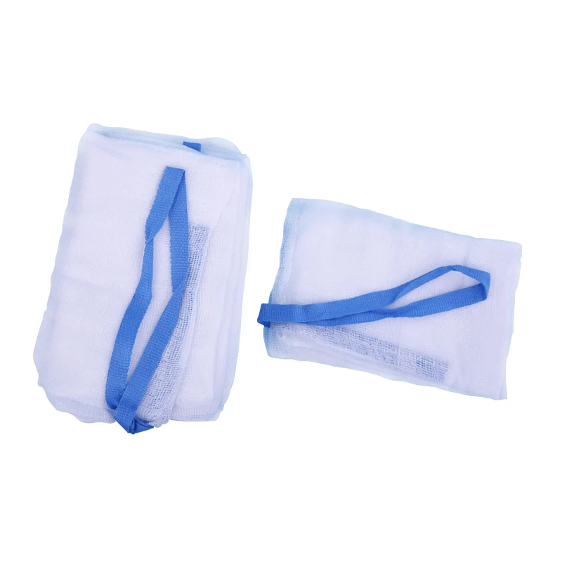 
Sterile Gauze Lap Pad Sponge with X-ray detectable blue loop 
