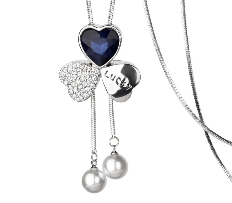 Pearl key short womens fashion temperament butterfly necklace hundred decorative items of jewellery