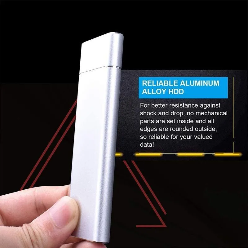 Type-C 3.1 M.2 NVMe PCIE 1TB SSD Mobile Solid State Laptop USB 3.1 Interface External Hard Drive