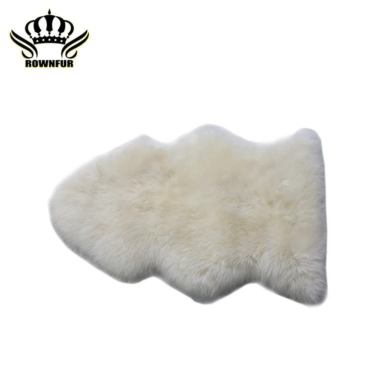 Напрямую с фабрики продать лохматый шерстяной коврик, Теплый овчины ковер