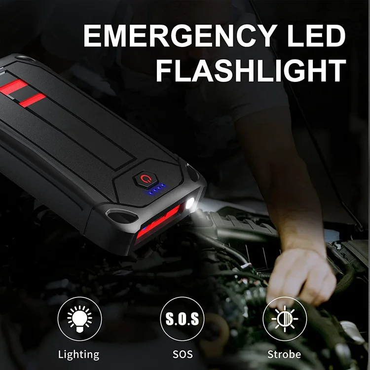 Power Bank Portable Car Jump Start Mini 4 USB Battery Jump Starter Car Jump Starter