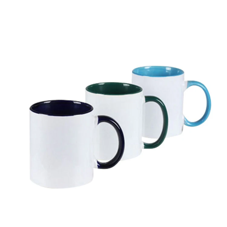 Cheap Custom Colour Glaze Inside Sublimation Ceramic Coffee Mug