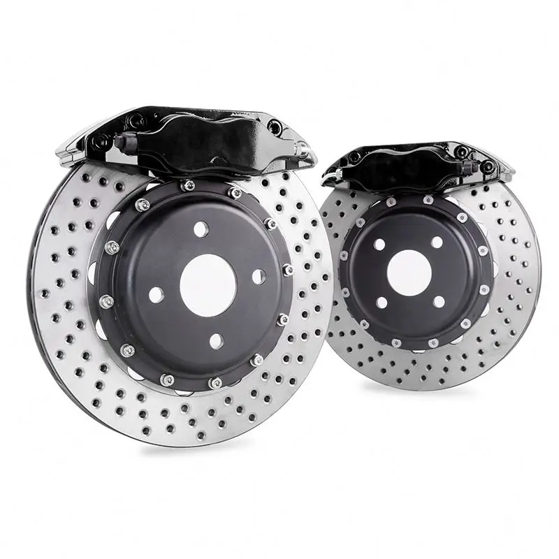 7600 4 Piston Big Brake Kit for VW Polo BMW E46 Camry XV70 Racing Auto Brake Systems with Ceramic Brake Pads