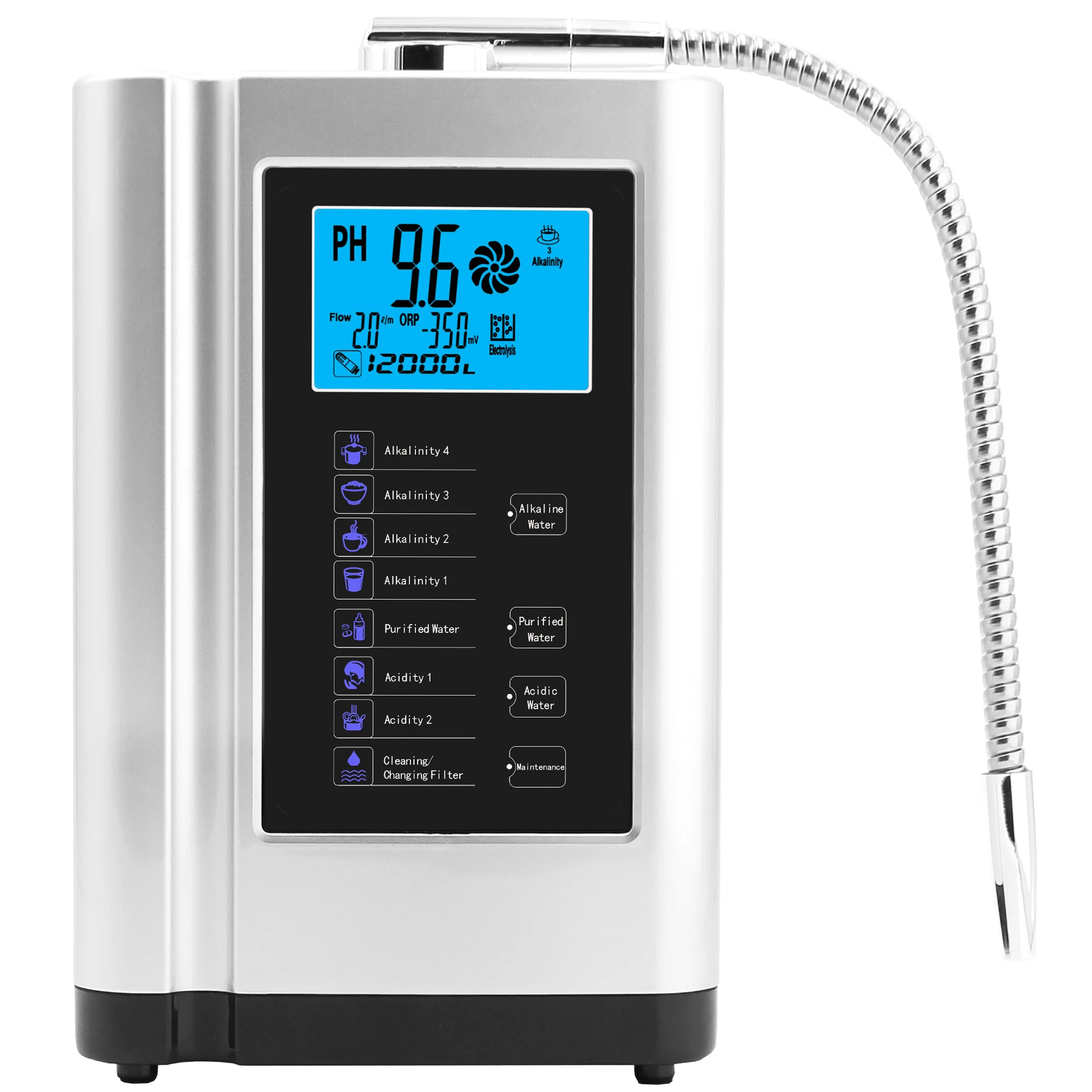 Multi-function Alkaline hydrogen Water Ionizer anti-oxidant ionized water machine hydrogen water generator machine