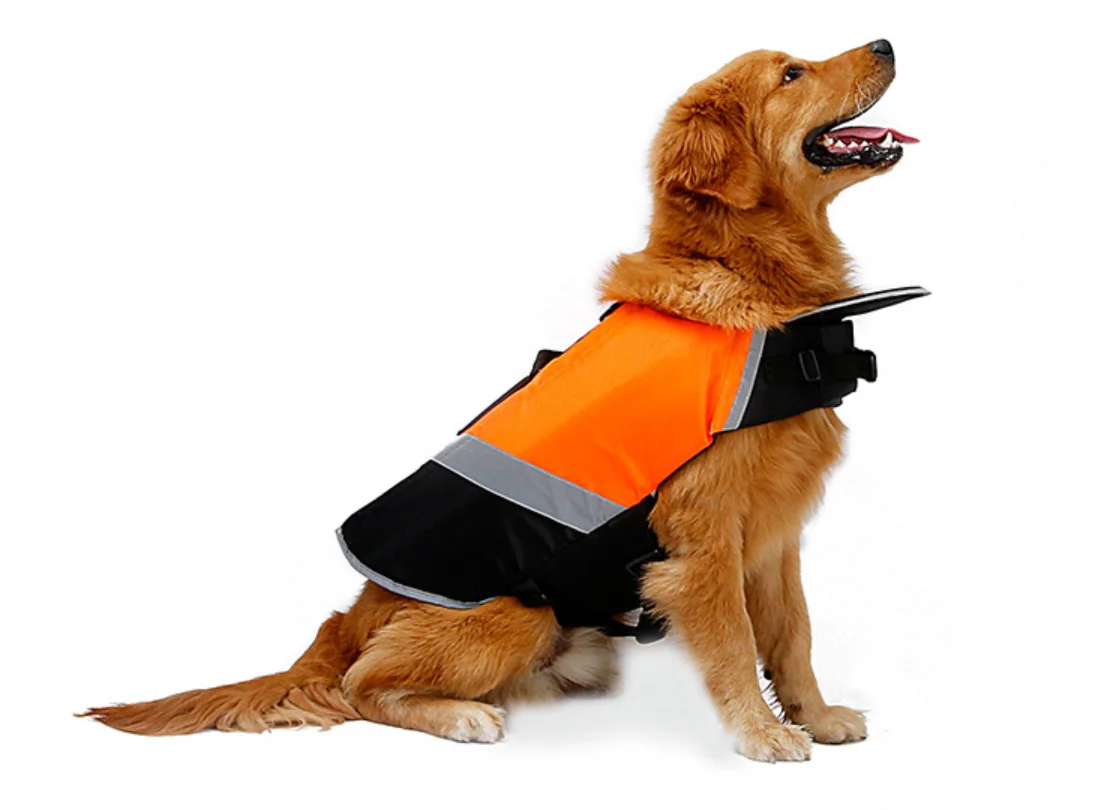 Wholesale reflective swimming dog life jackets bulk pet safety jacket