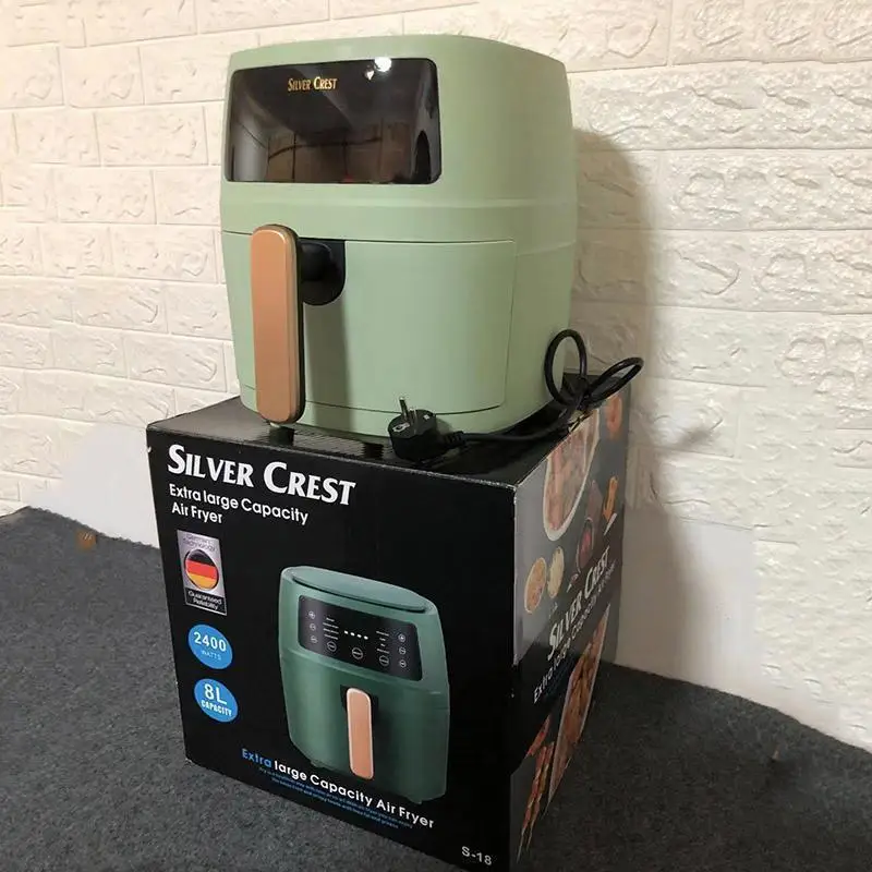 Family and party size 8l air fryer oven silver crest air fryer In Stock Mini Frying Small Deep Cooking Air Electric Fryers