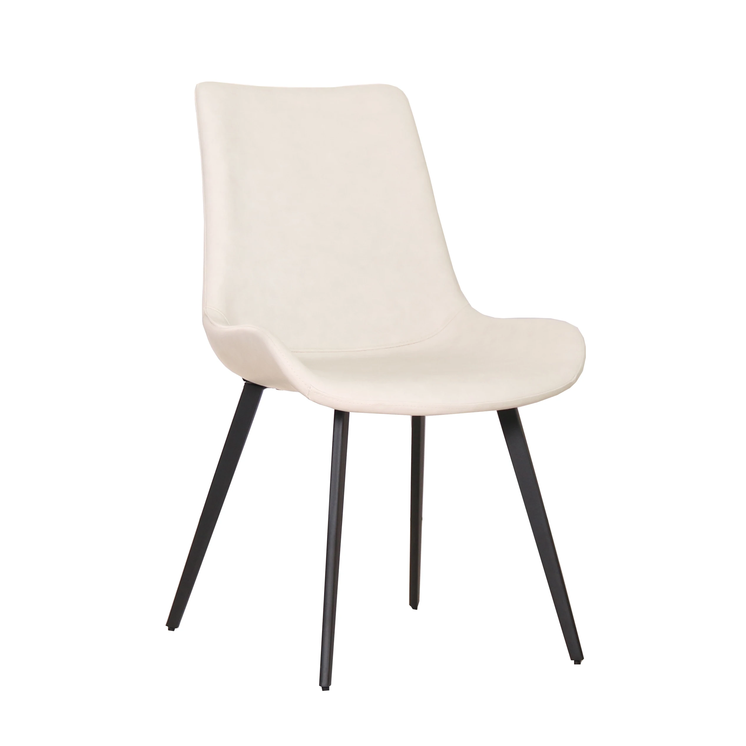 Мебель для дома современный кожаный стул с мягкой обивкой винтажные бежевые роскошные черные стулья кухни столовой ресторана 6