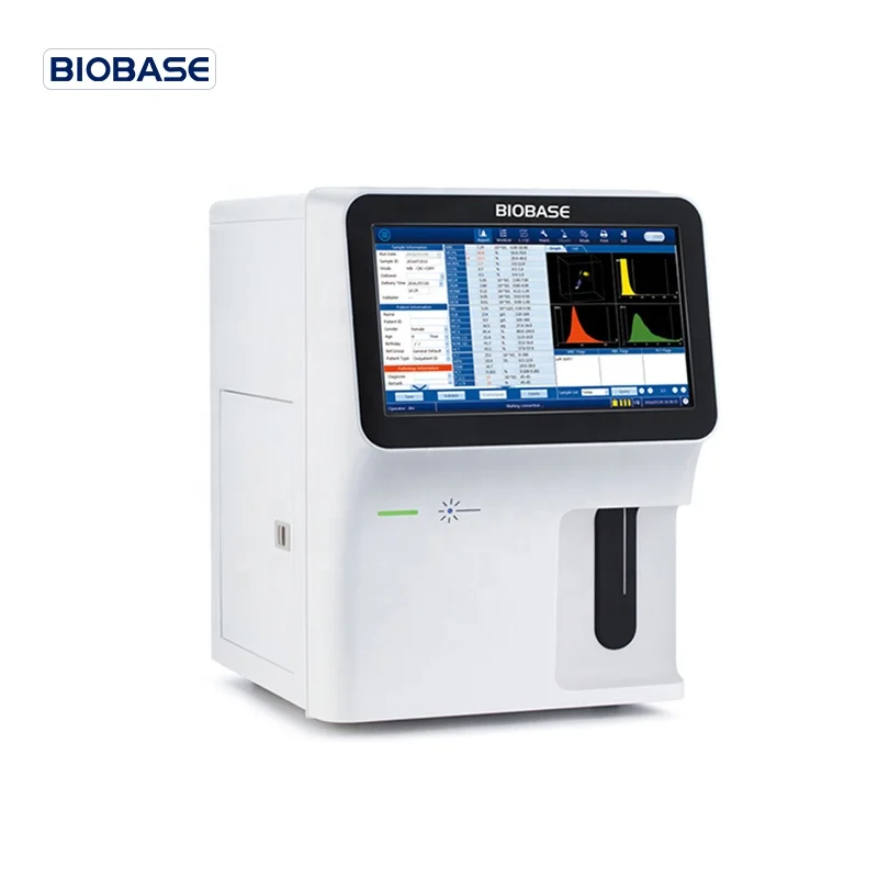 BIOBASE CBC Machine Blood Analysis 5 -Diff/Part Hematology Auto Analyzer for lab and hospital