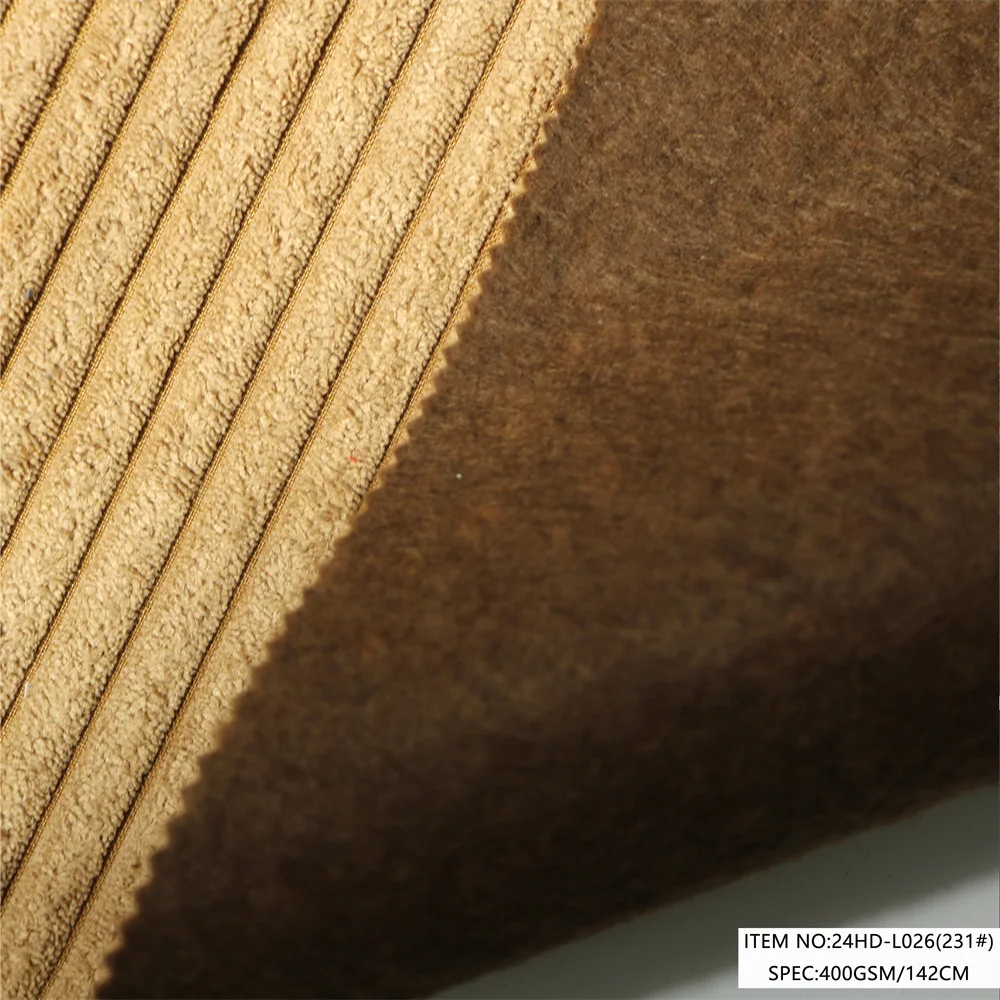 China woven sofa fabric manufacturer furniture sofa upholstery corduroy linen fabric textiles sofa upholstery fabric