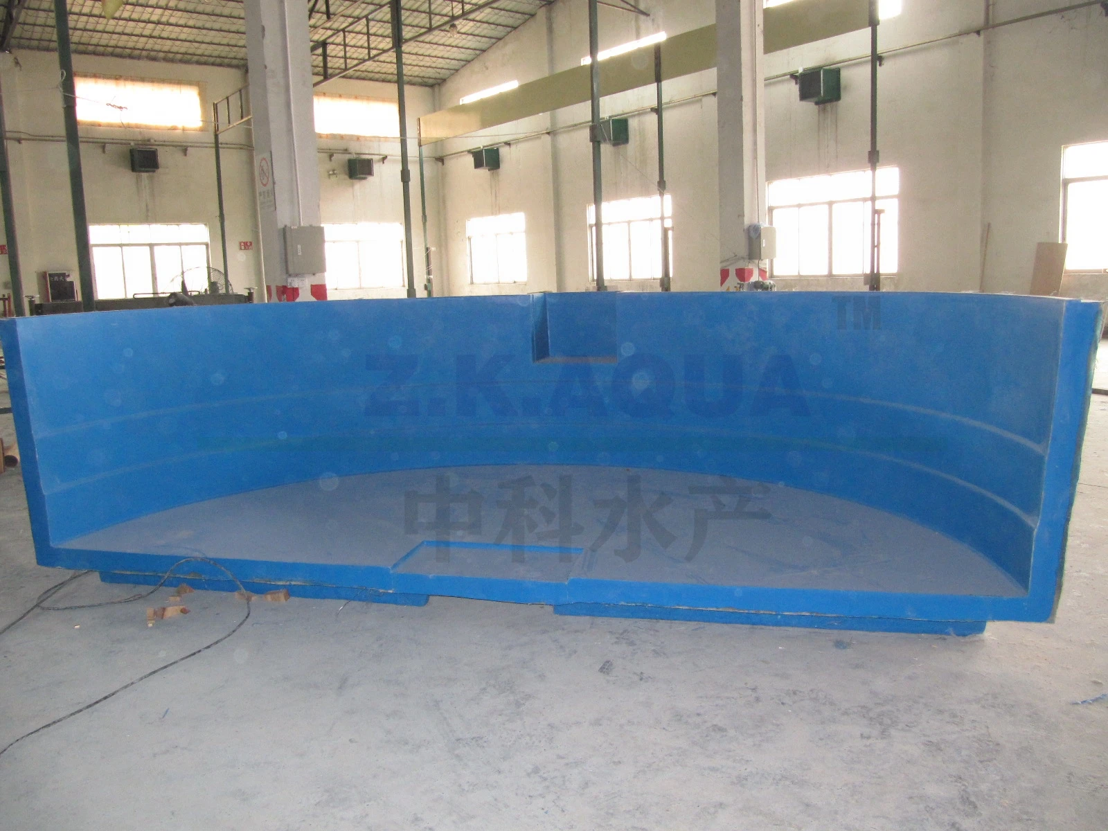Big round FRP fish tank for fish farming