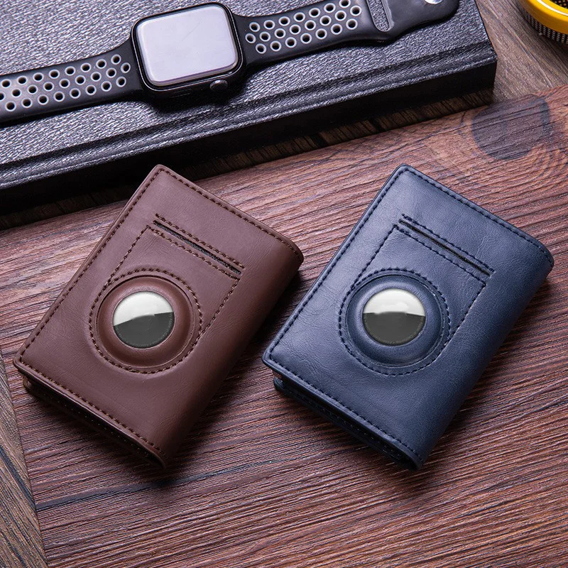 Wholesalers fashion mens RFID protection spring wallet genuine leather Wallet