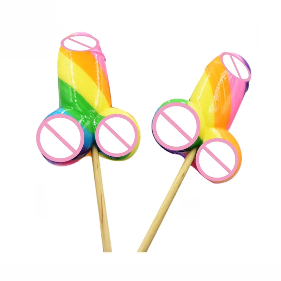 Fancy Adult Sexy Penis Shape Hard Lollipop Candy