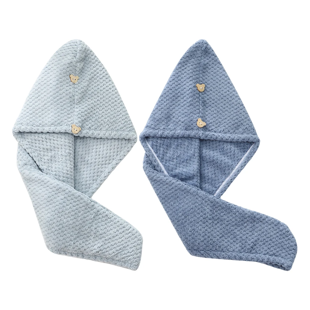 Waffle Fleece Turbans Microfiber Hair Towel Wrap Turban  Hair Towel  Quick Dry Super Absorbent by Direct Microfiber Manufacturer