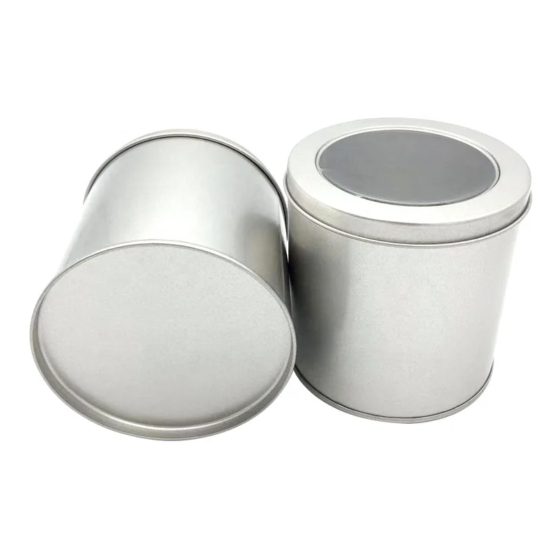 
Wholesale Factory Matel Candy Chocolate Iron Round Tin Box With Clear Window 