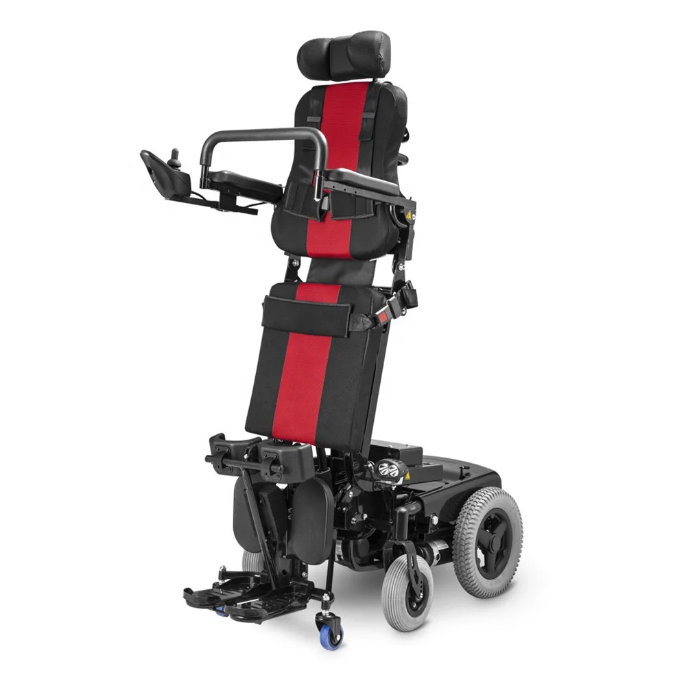 Multi function Handicapped Heavy Duty Reclining Standing Lifting Power Electric Wheelchair
