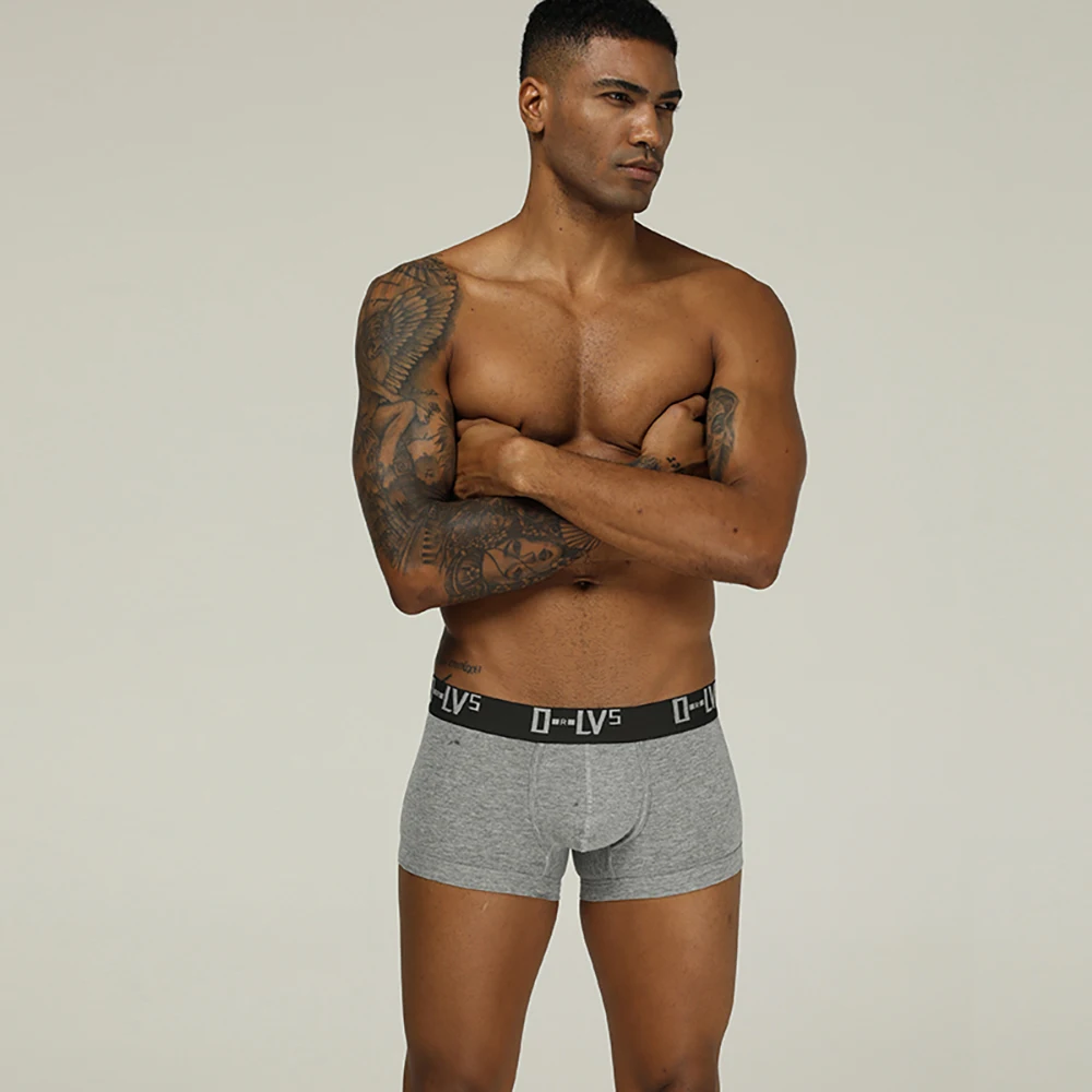 American brand Men Short Custom Boxers Briefs Plus Size XXL Stretch Underwear for men