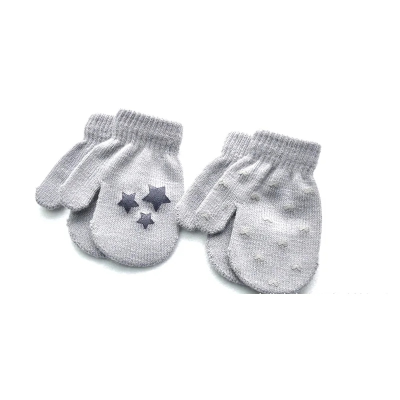 Custom Fashion Infant Wool  Warm Gloves Mittens Custom Knitted Children Winter Kids Baby Mittens For 1-3 years baby