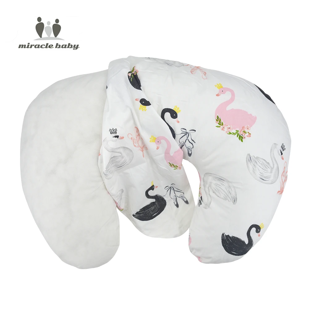 Miracle Baby Nursing Pillow Case U Shape Knitted Abstract Pillow Cover Washable Pregnancy Pillowcase Breastfeeding Pillow Cover