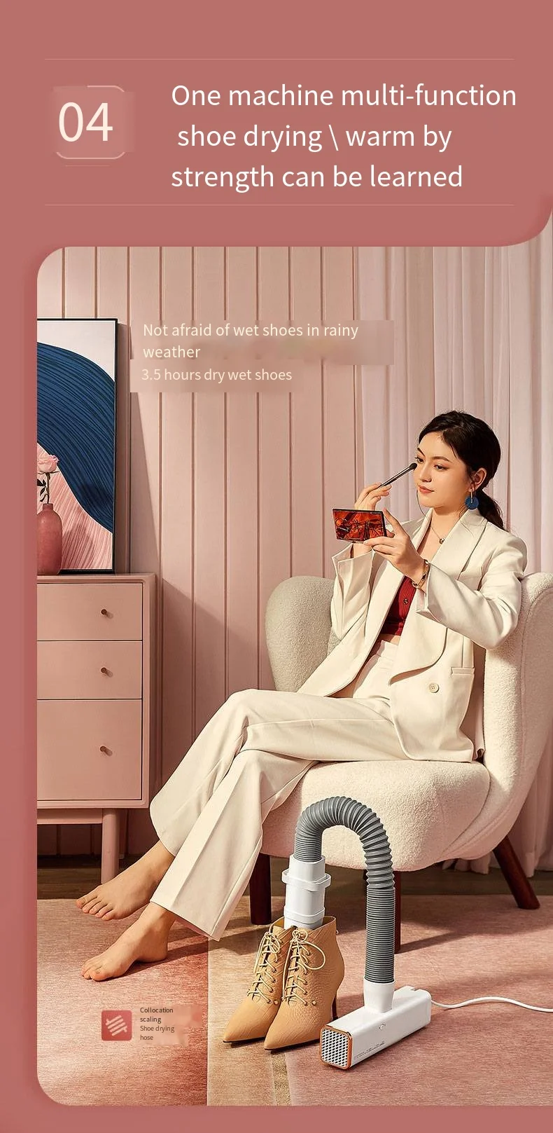 Factory wholesale the latest mini hanging clothes dryer Convenient clothes dryer baby clothes dryer can be customized OEM label