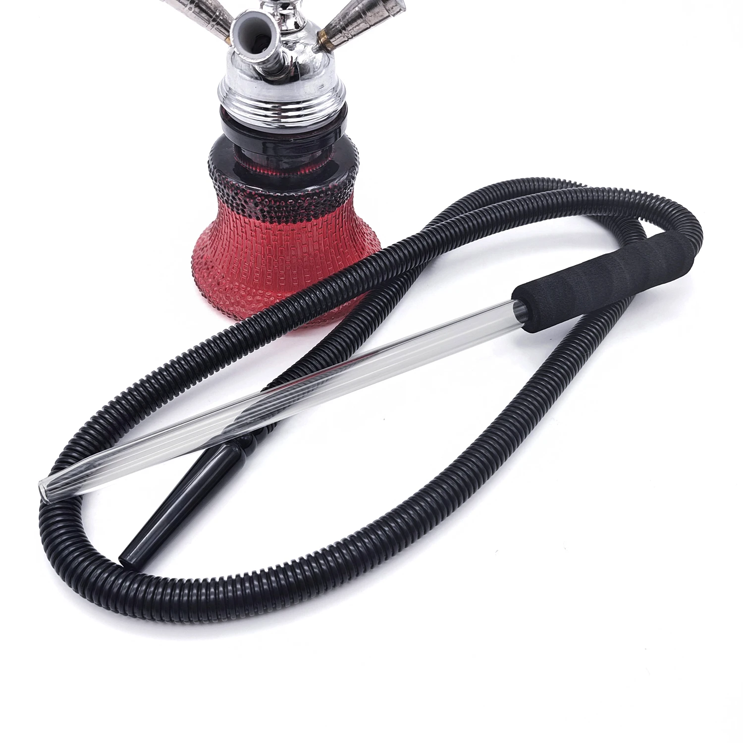 Manufacturers wholesale disposable chicha hose cheap hookah hoses regular polychromatic pipe cheap hookah hose