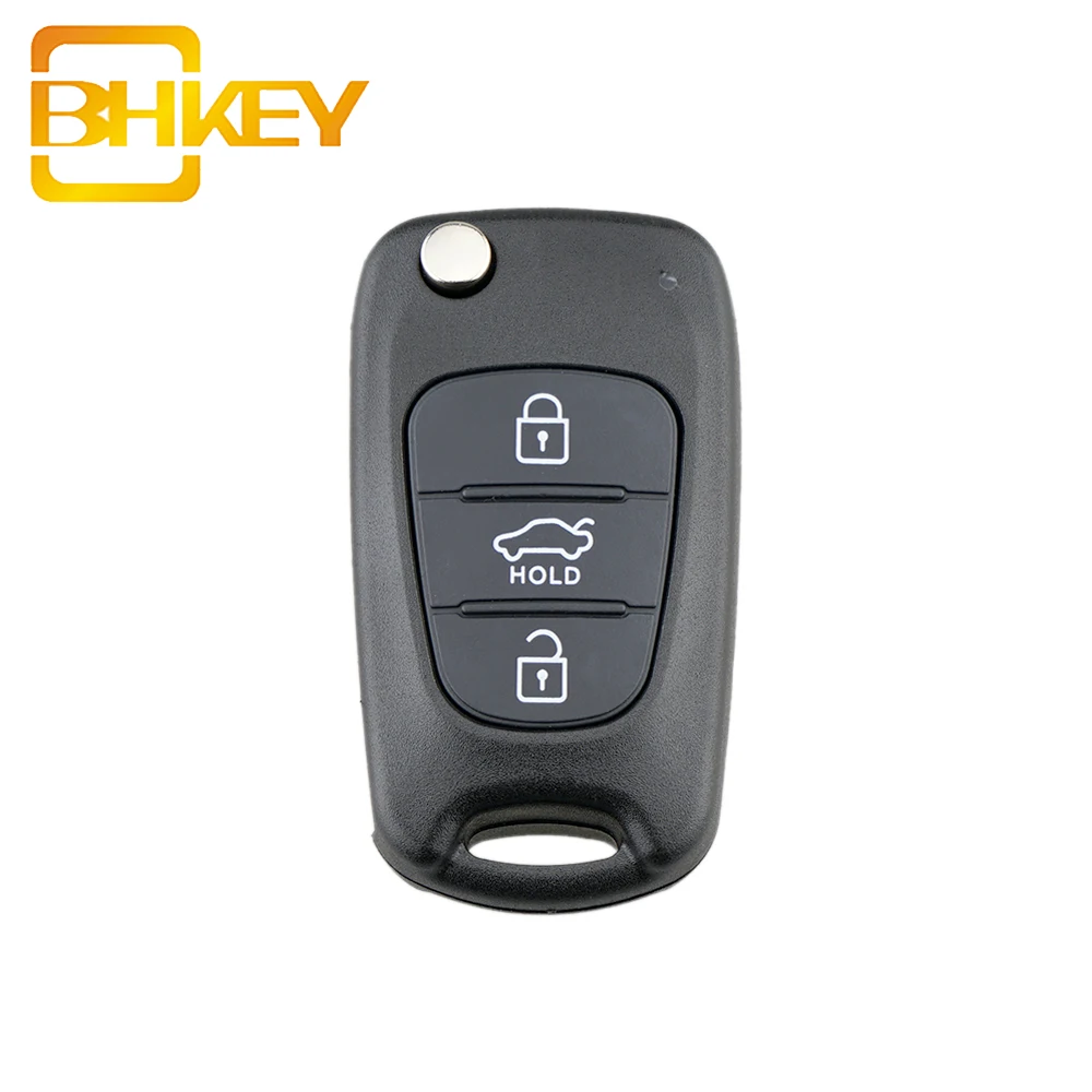 
3 Buttons Flip Folding Smart Entry Car Key Case Shell Fob Remote Key Case Shell For KIA Rondo Sportage Soul Rio 