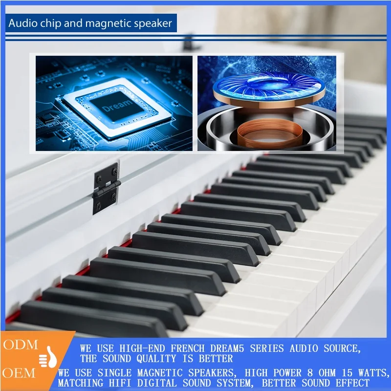 musical instruments piano electronic wooden piano keyboard electronic digital piano hammer
