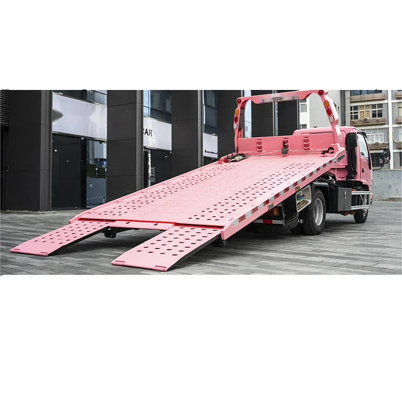 Japanese 4*2 5ton 10ton JAC ISUZU Road Emergency Flatbed Tow Truck Wrecker Towing Trucks For Sale